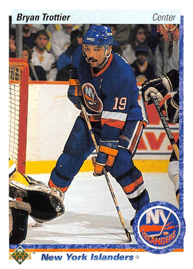1990-91 Upper Deck Hockey #137 Bryan Trottier Image 1