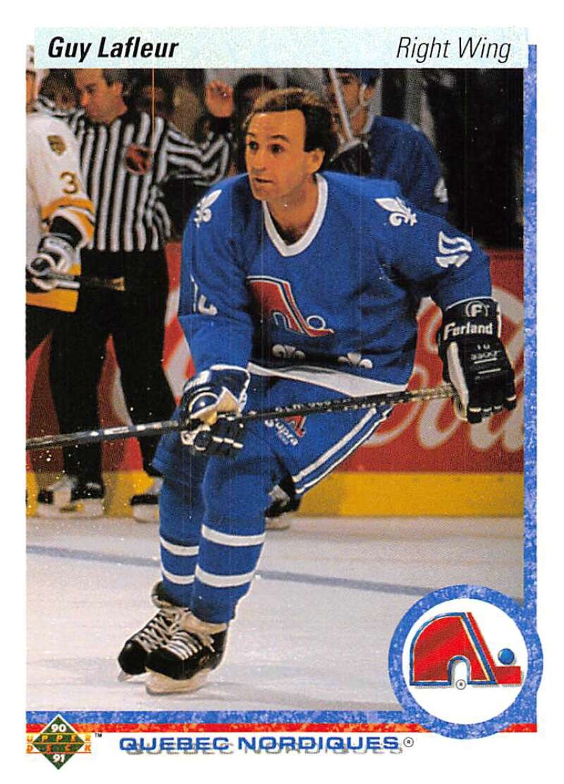 1990-91 Upper Deck Hockey #162 Guy Lafleur Image 1