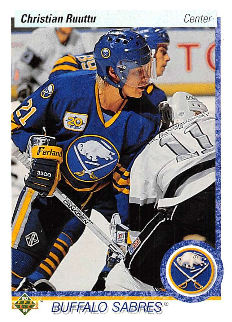 1990-91 Upper Deck Hockey #170 Christian Ruuttu Buffalo Sabres Image 1