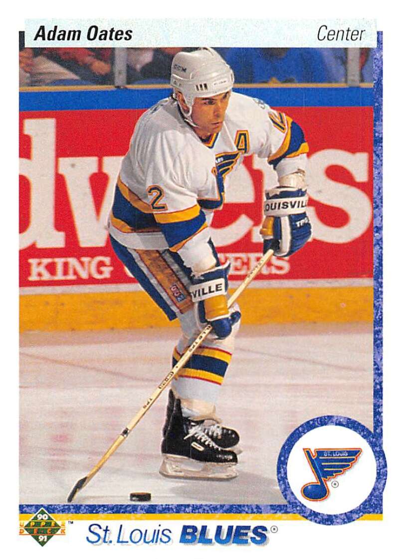 1990-91 Upper Deck Hockey #173 Adam Oates St. Louis Blues Image 1