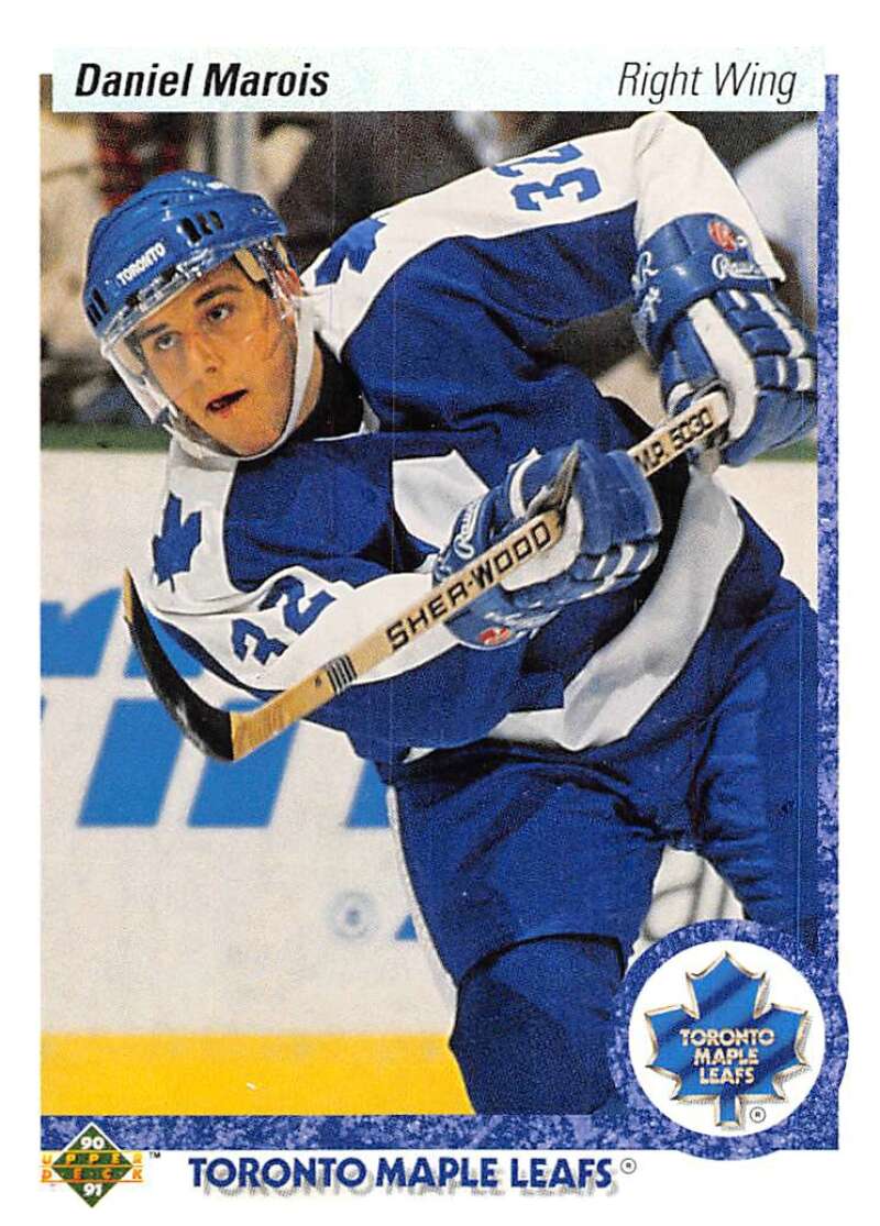 1990-91 Upper Deck Hockey #179 Daniel Marois Toronto Maple Leafs Image 1