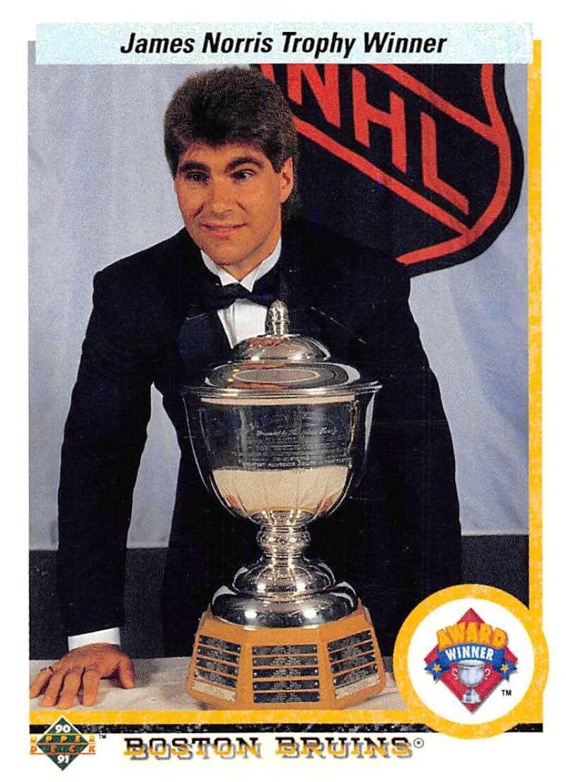 1990-91 Upper Deck Hockey #204 Ray Bourque Image 1
