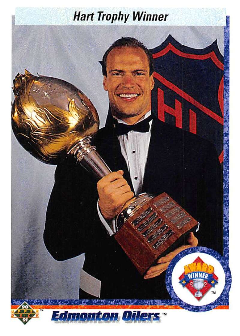 1990-91 Upper Deck Hockey #206 Mark Messier Edmonton Oilers Image 1