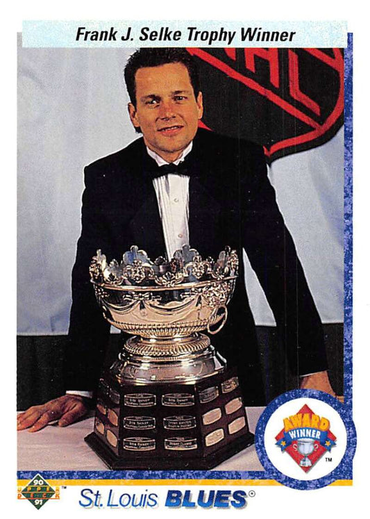 1990-91 Upper Deck Hockey  #208 Frank Selke  St. Louis Blues  Image 1