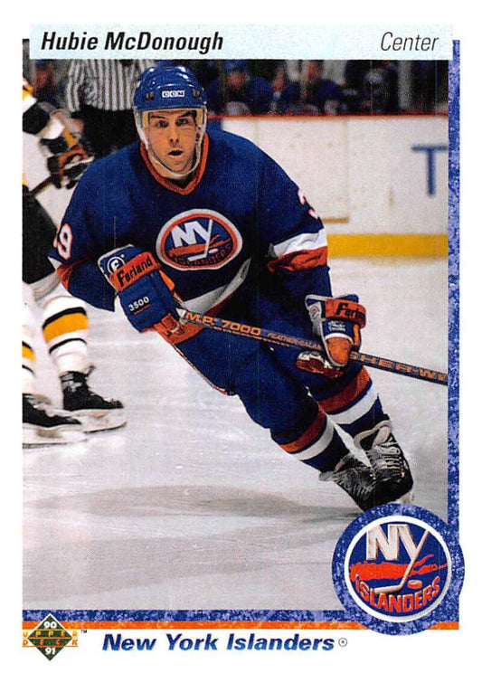 1990-91 Upper Deck Hockey  #226 Hubie McDonough  New York Islanders  Image 1