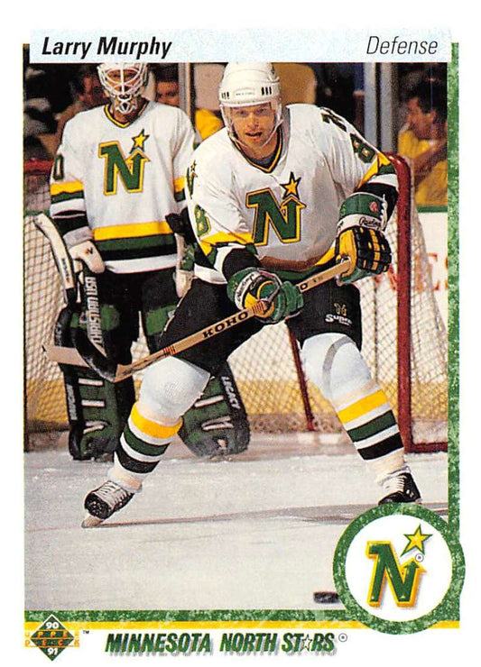 1990-91 Upper Deck Hockey  #229 Larry Murphy  Minnesota North Stars  Image 1