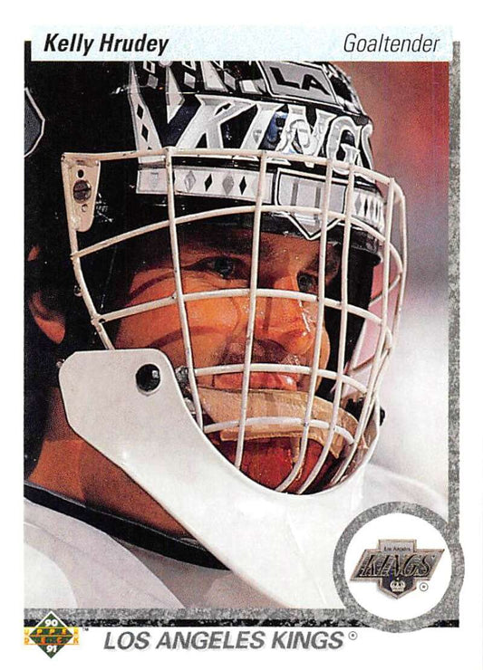 1990-91 Upper Deck Hockey  #231 Kelly Hrudey  Los Angeles Kings  Image 1