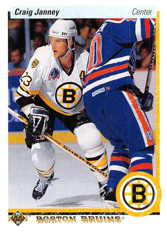 1990-91 Upper Deck Hockey  #234 Craig Janney   Image 1