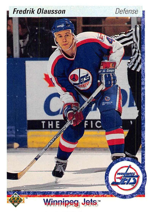 1990-91 Upper Deck Hockey  #237 Fredrik Olausson   Image 1