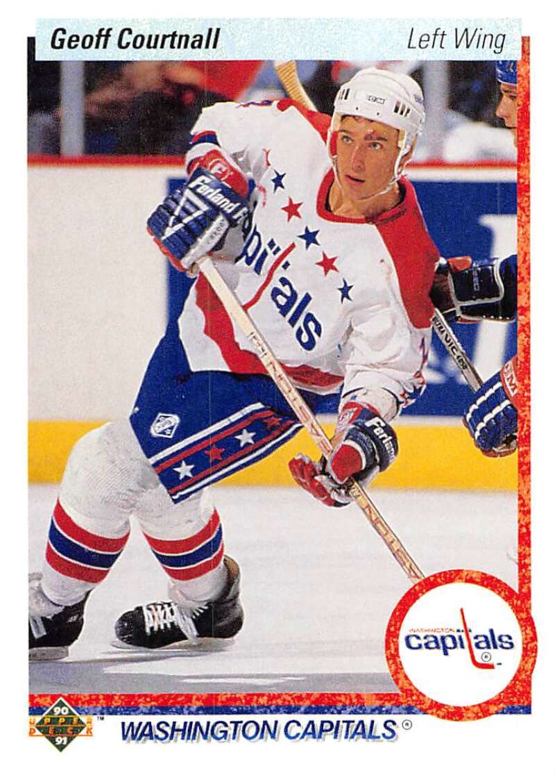 1990-91 Upper Deck Hockey #238 Geoff Courtnall Image 1