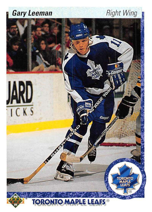 1990-91 Upper Deck Hockey  #243 Gary Leeman  Toronto Maple Leafs  Image 1