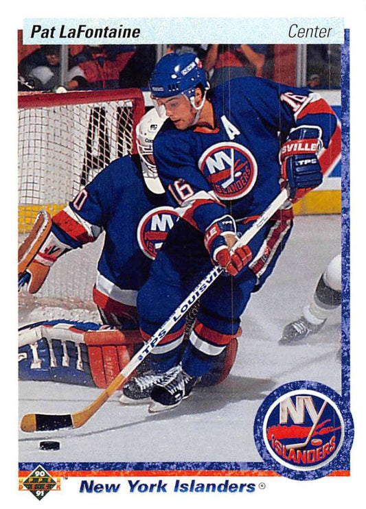 1990-91 Upper Deck Hockey  #246 Pat LaFontaine  Buffalo Sabres  Image 1