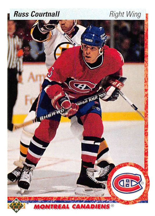 1990-91 Upper Deck Hockey  #259 Russ Courtnall  Montreal Canadiens  Image 1