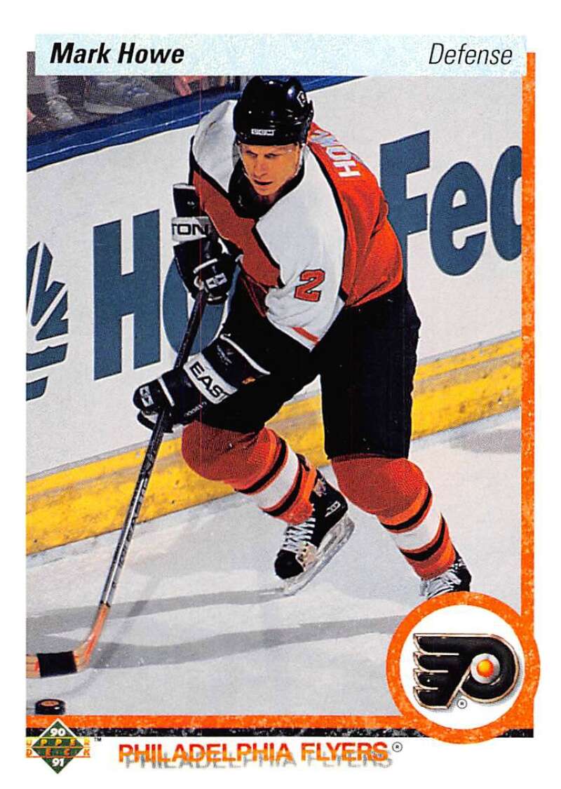 1990-91 Upper Deck Hockey #261 Mark Howe Philadelphia Flyers Image 1