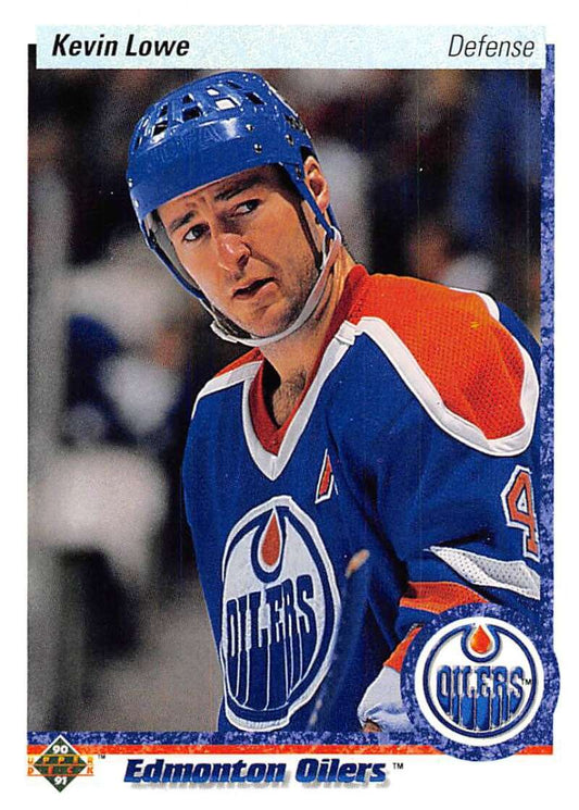 1990-91 Upper Deck Hockey  #262 Kevin Lowe  Edmonton Oilers  Image 1