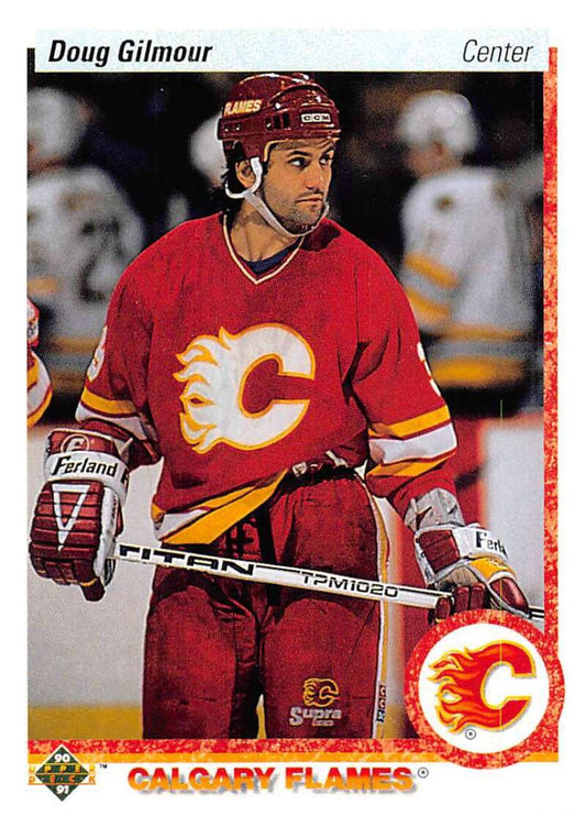 1990-91 Upper Deck Hockey  #271 Doug Gilmour  Calgary Flames  Image 1