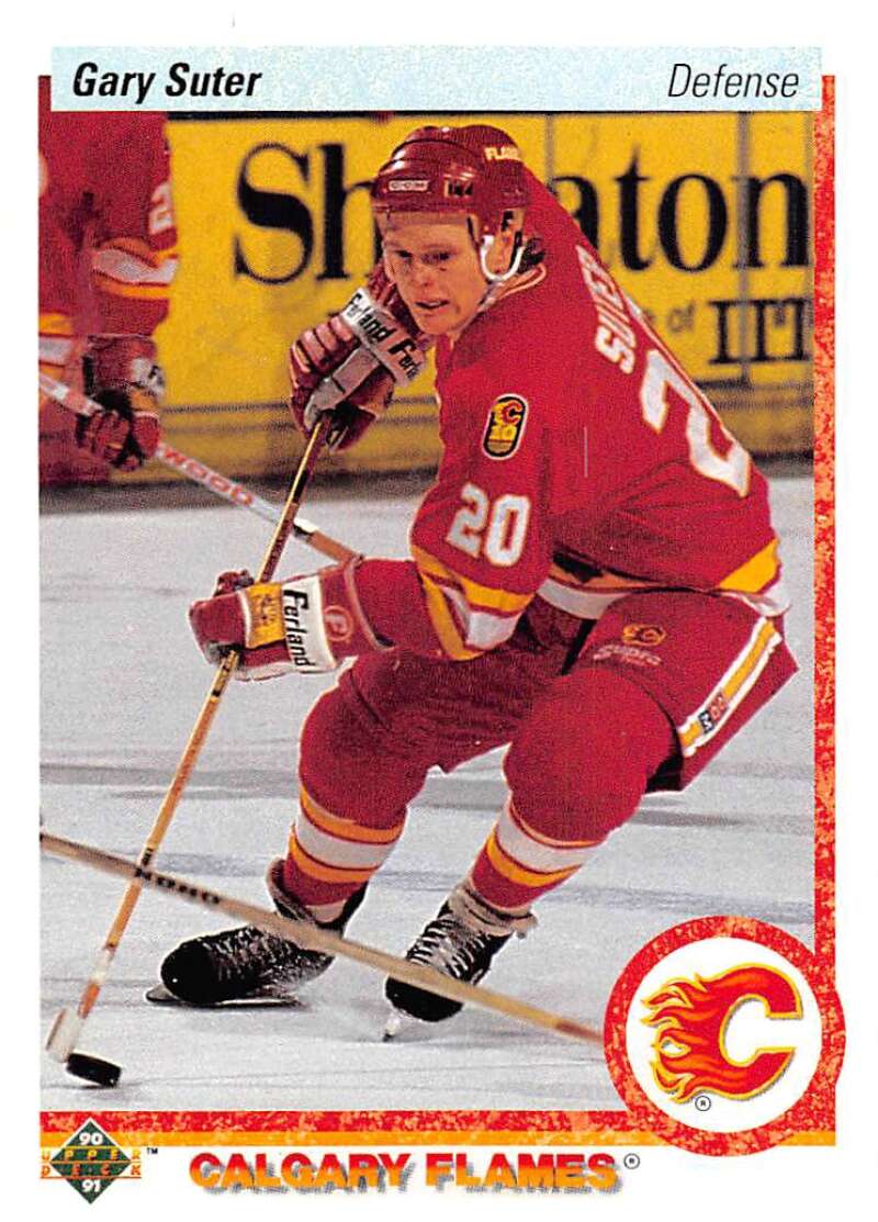 1990-91 Upper Deck Hockey #273 Gary Suter Calgary Flames Image 1
