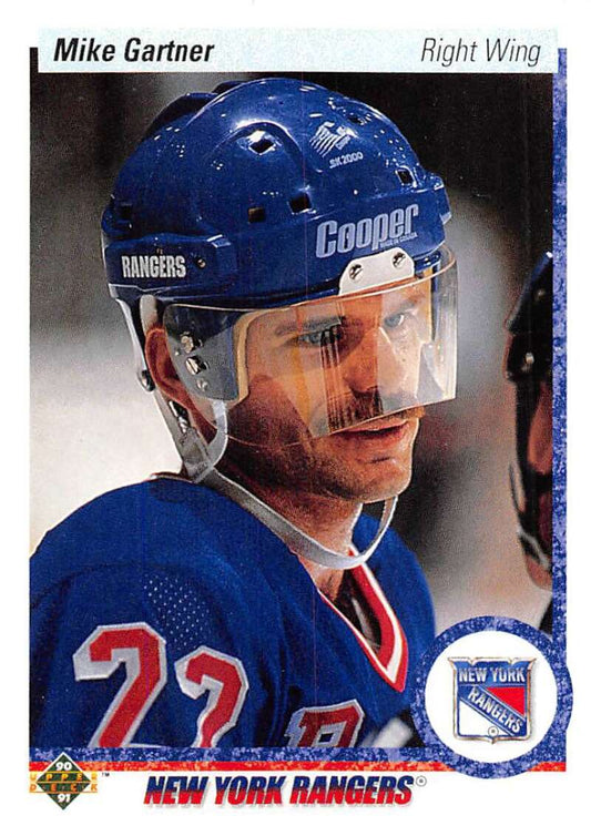 1990-91 Upper Deck Hockey  #277 Mike Gartner   Image 1