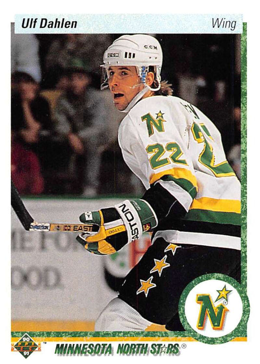1990-91 Upper Deck Hockey  #283 Ulf Dahlen  Minnesota North Stars  Image 1