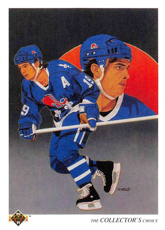 1990-91 Upper Deck Hockey  #301 Joe Sakic TC   Image 1