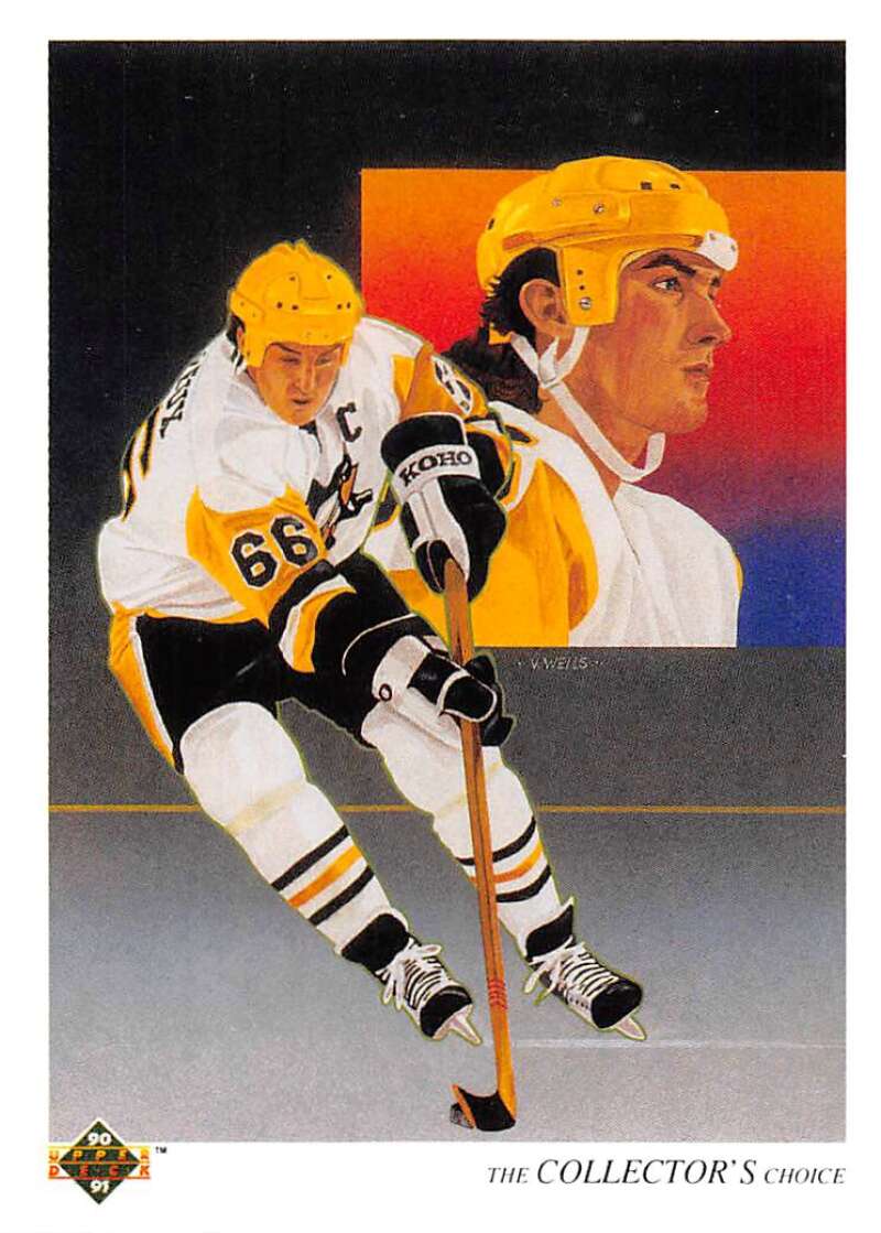 1990-91 Upper Deck Hockey #305 Mario Lemieux TC Pittsburgh Penguins Image 1