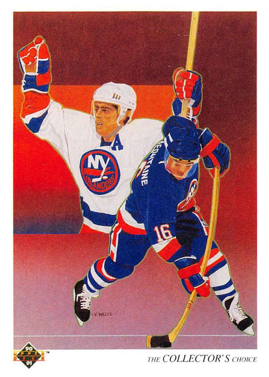 1990-91 Upper Deck Hockey  #306 Pat LaFontaine TC  Buffalo Sabres  Image 1