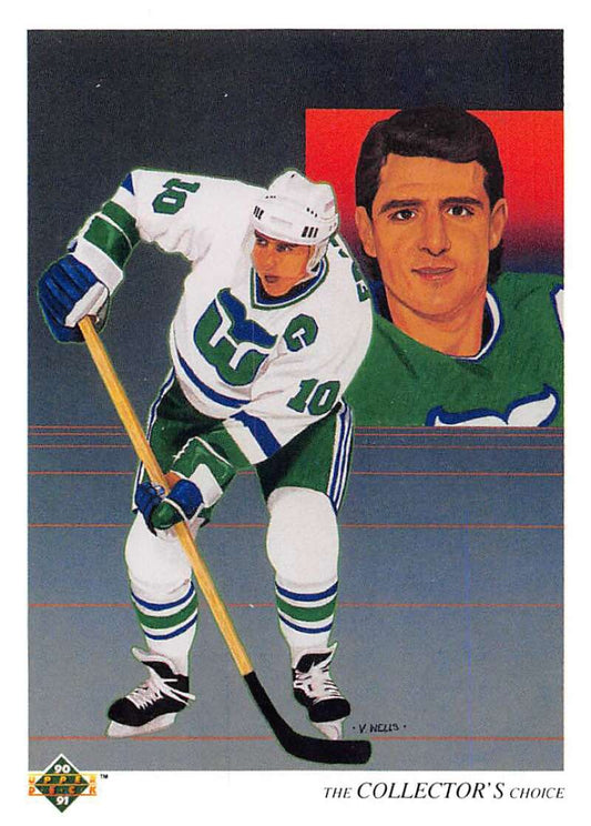 1990-91 Upper Deck Hockey  #314 Ron Francis TC  Hartford Whalers  Image 1