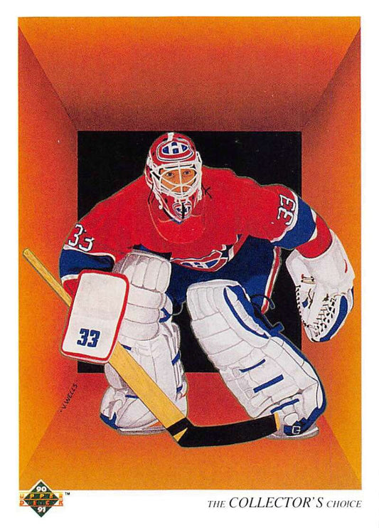 1990-91 Upper Deck Hockey  #317 Patrick Roy TC  Montreal Canadiens  Image 1