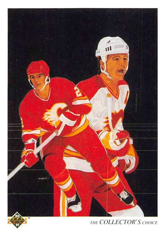 1990-91 Upper Deck Hockey  #319 Al MacInnis TC  Calgary Flames  Image 1