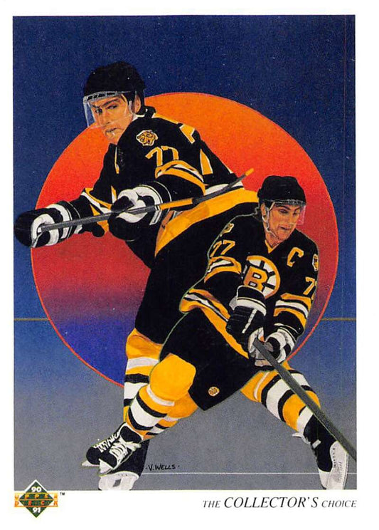 1990-91 Upper Deck Hockey  #320 Ray Bourque TC   Image 1