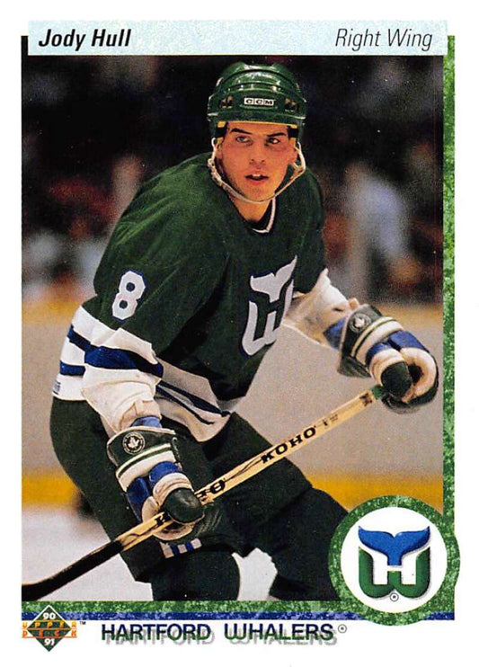 1990-91 Upper Deck Hockey  #322 Jody Hull  RC Rookie  Image 1