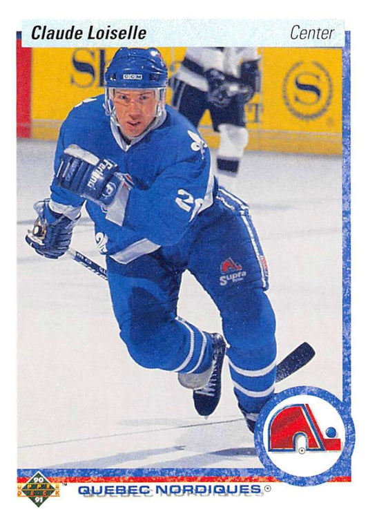 1990-91 Upper Deck Hockey  #338 Claude Loiselle   Image 1