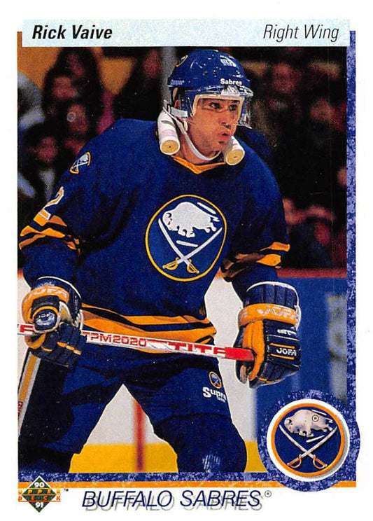 1990-91 Upper Deck Hockey  #376 Rick Vaive   Image 1