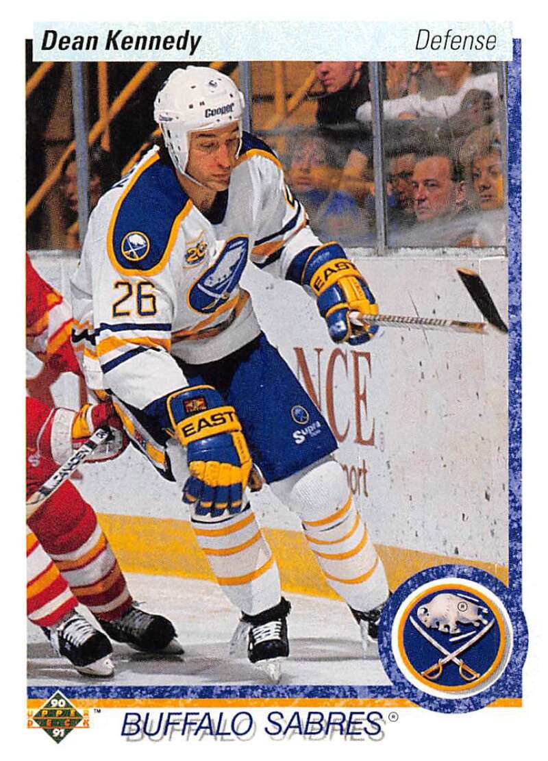 1990-91 Upper Deck Hockey #380 Dean Kennedy Buffalo Sabres Image 1