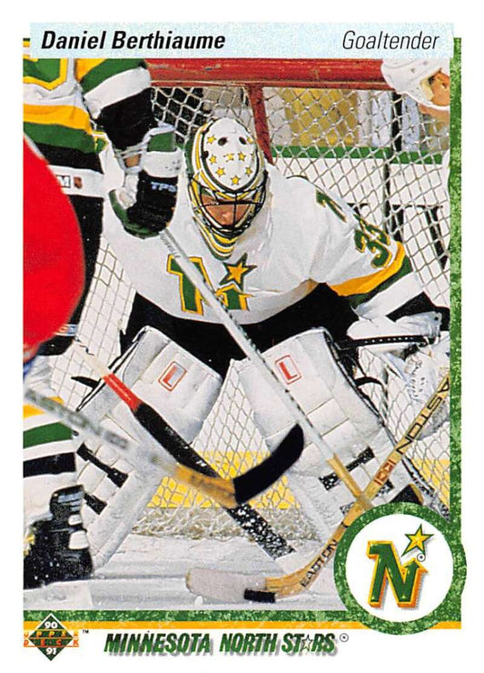 1990-91 Upper Deck Hockey  #381 Daniel Berthiaume   Image 1