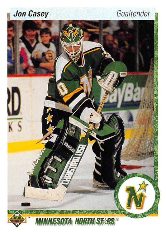 1990-91 Upper Deck Hockey  #385 Jon Casey   Image 1