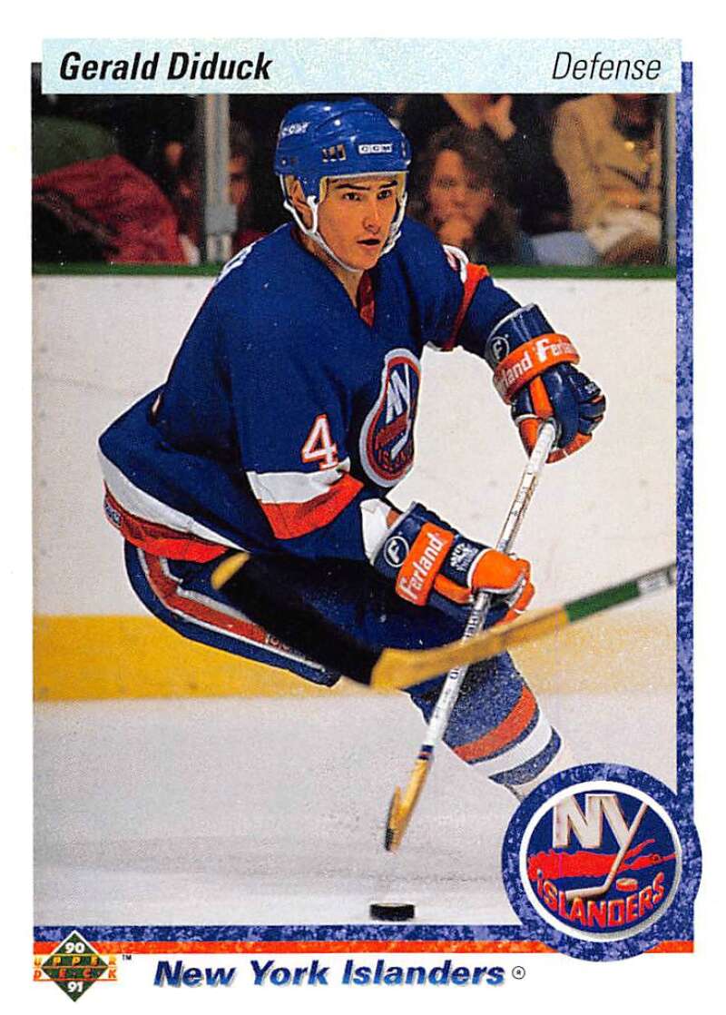 1990-91 Upper Deck Hockey #390 Gerald Diduck Image 1