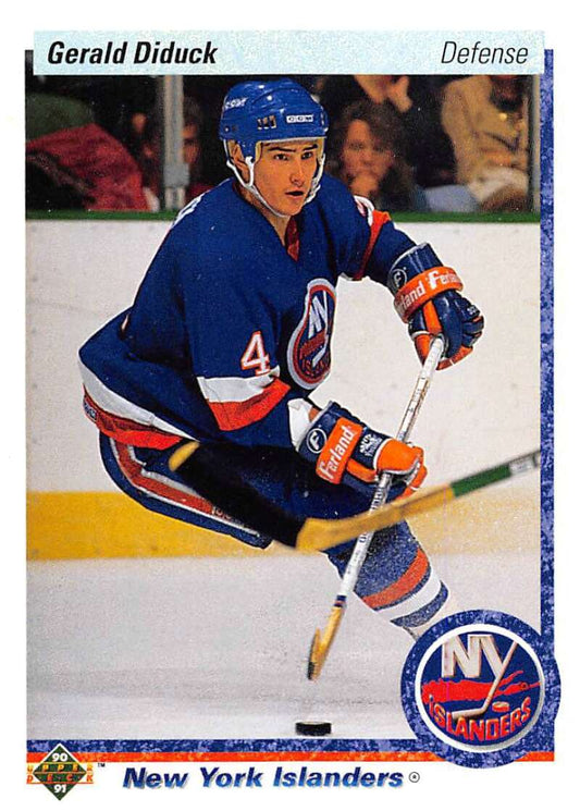 1990-91 Upper Deck Hockey  #390 Gerald Diduck   Image 1