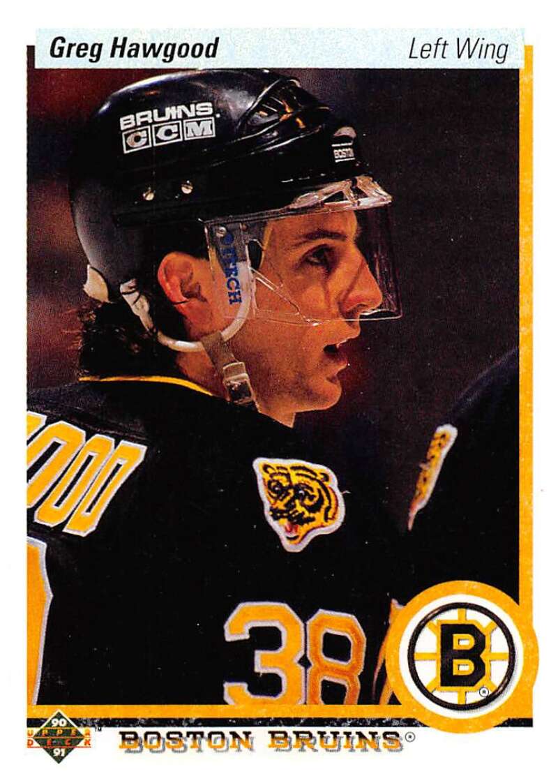 1990-91 Upper Deck Hockey #391 Greg Hawgood Image 1