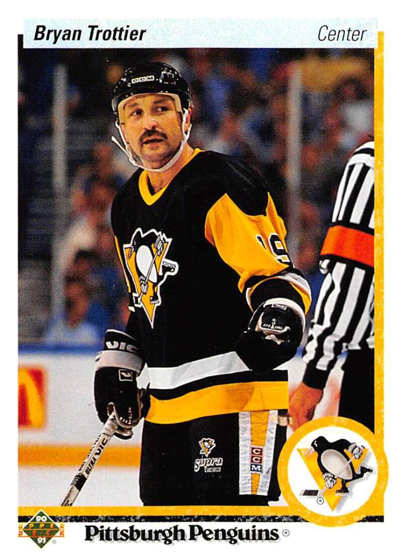 1990-91 Upper Deck Hockey #425 Bryan Trottier Image 1
