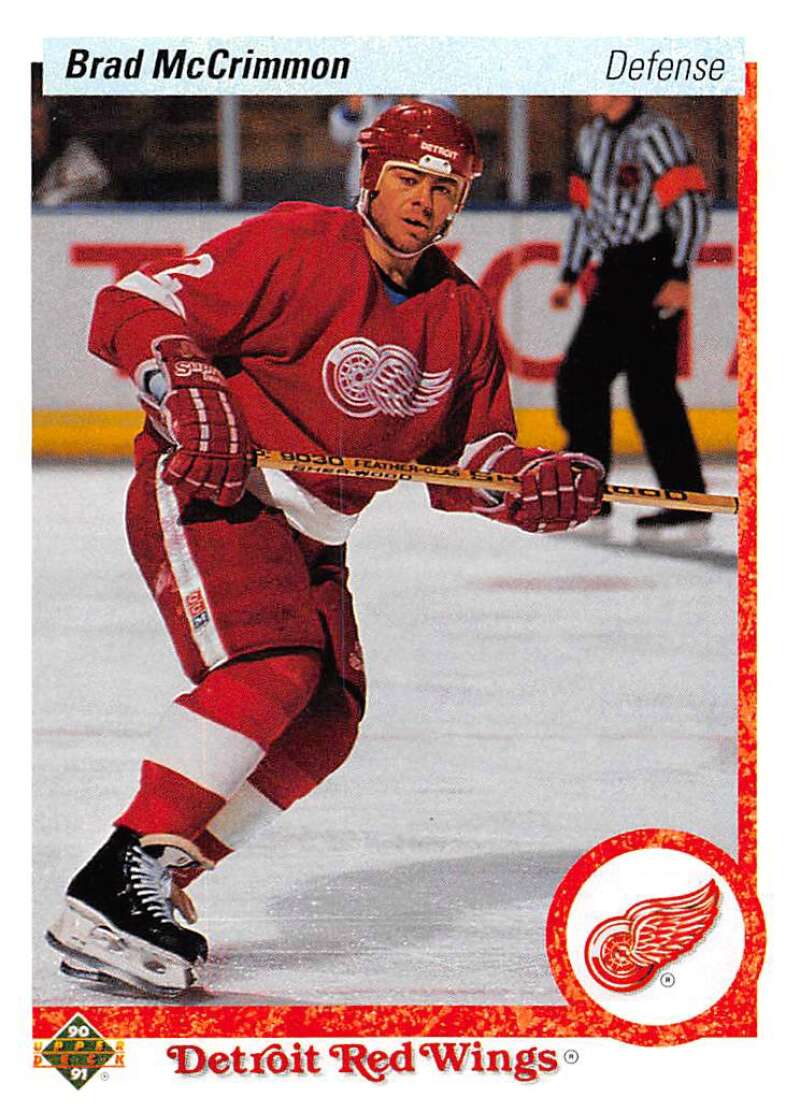 1990-91 Upper Deck Hockey #430 Brad McCrimmon Image 1