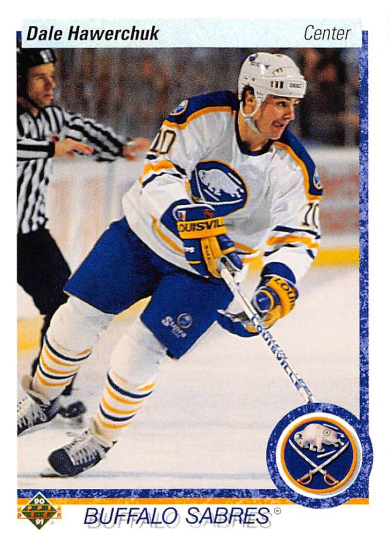 1990-91 Upper Deck Hockey #443 Dale Hawerchuk Image 1