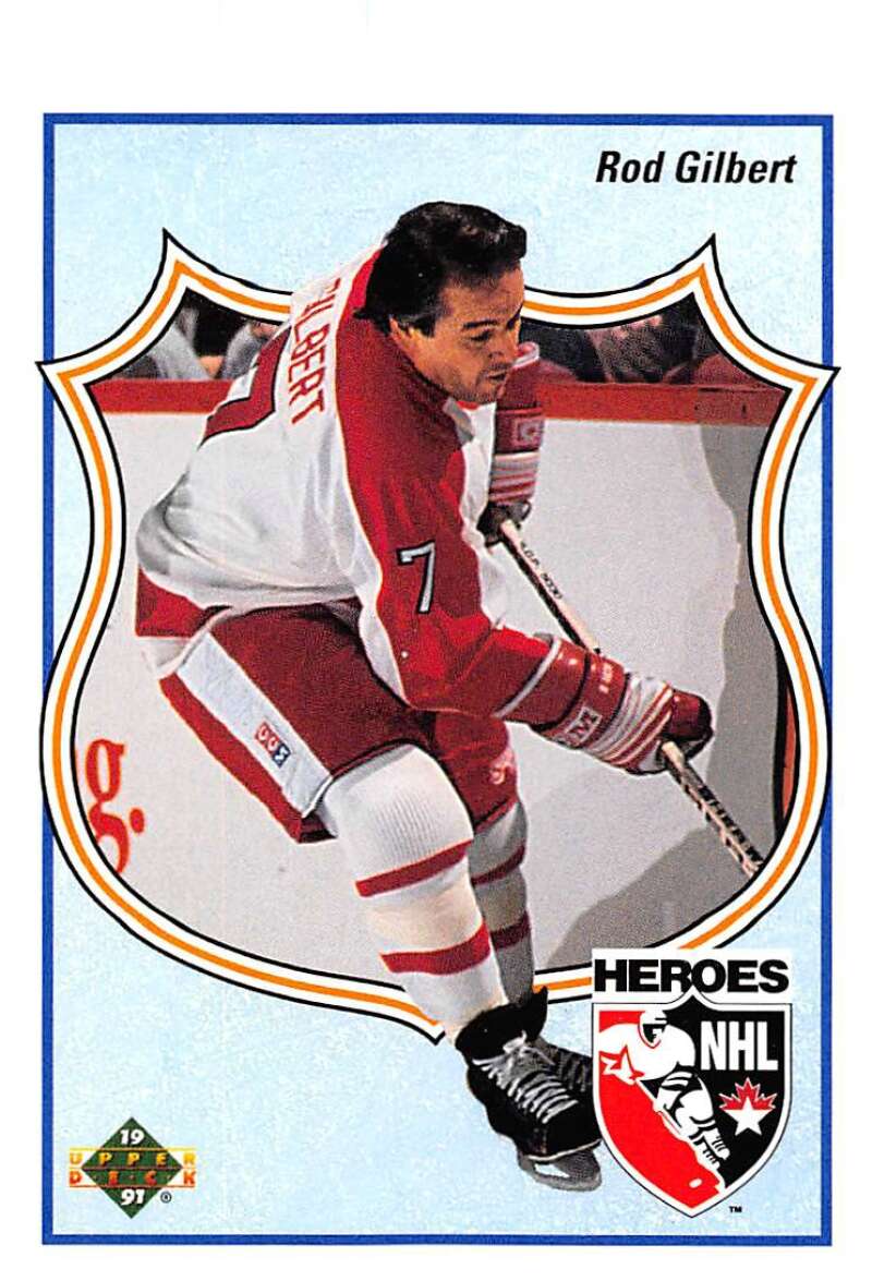 1990-91 Upper Deck Hockey #512 Rod Gilbert Image 1