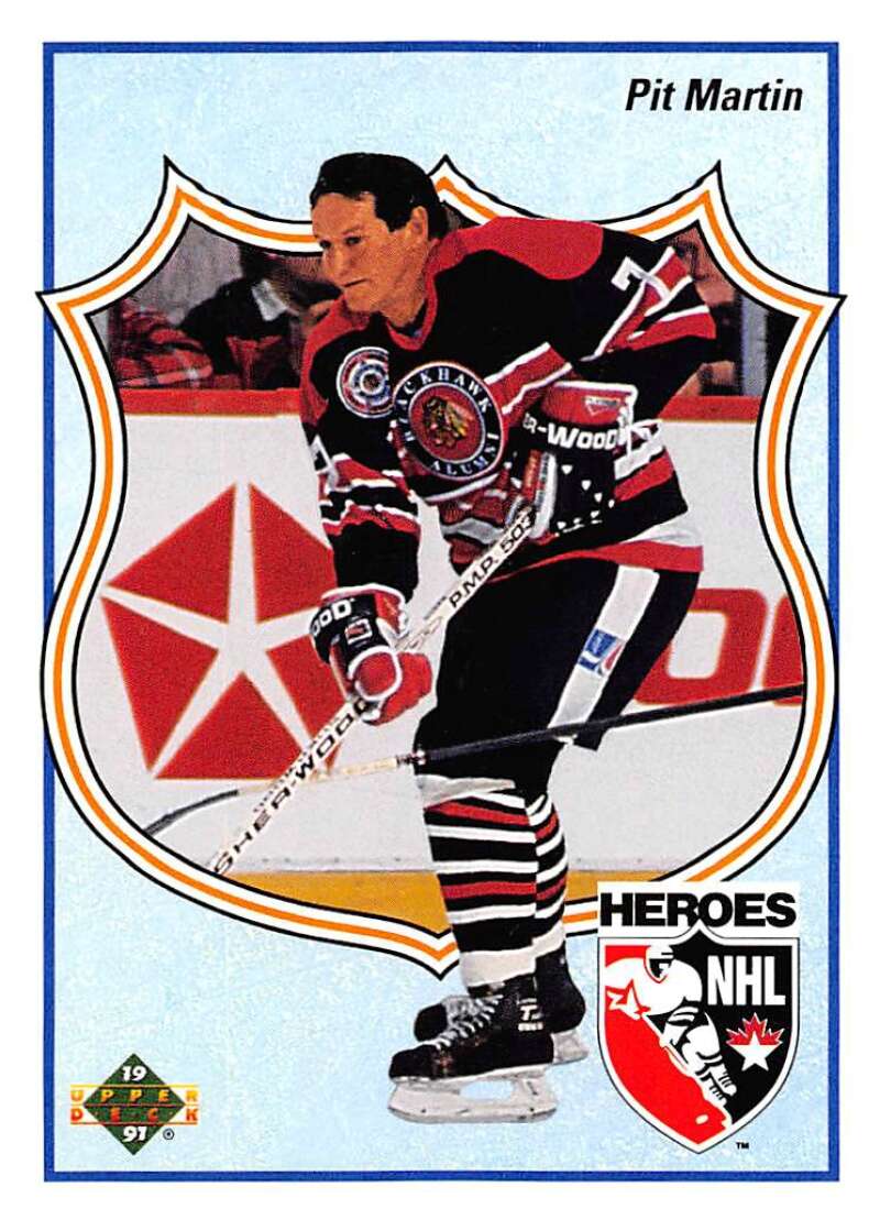 1990-91 Upper Deck Hockey #513 Pit Martin Image 1