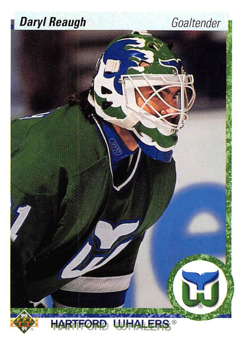 1990-91 Upper Deck Hockey #541 Daryl Reaugh RC Rookie Hartford Whalers Image 1
