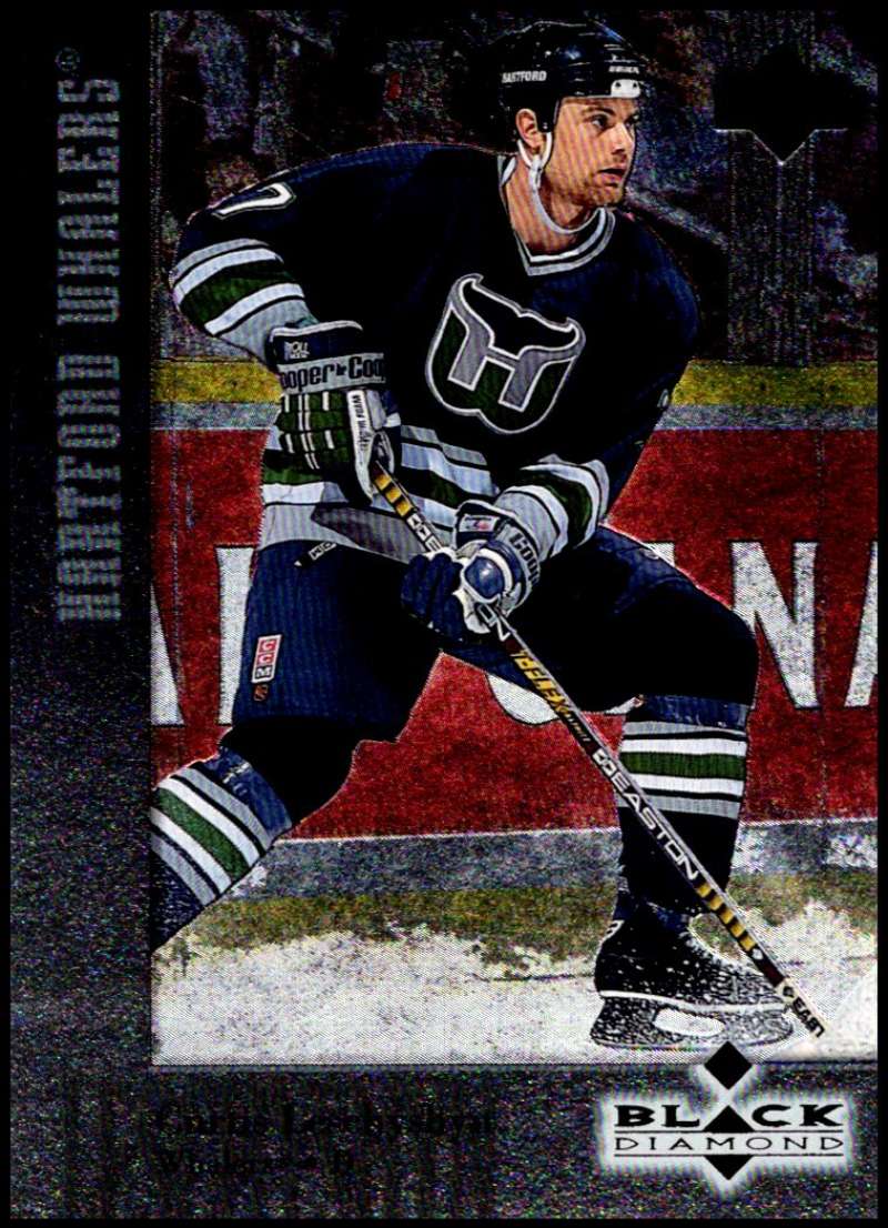 1996-97 Black Diamond #7 Curtis Leschyshyn Hartford Whalers V90061 Image 1