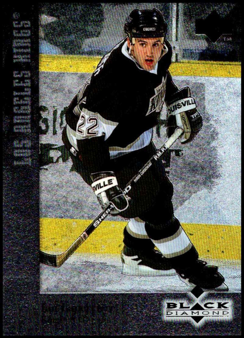 1996-97 Black Diamond #10 Ian Laperriere Los Angeles Kings V90064 Image 1