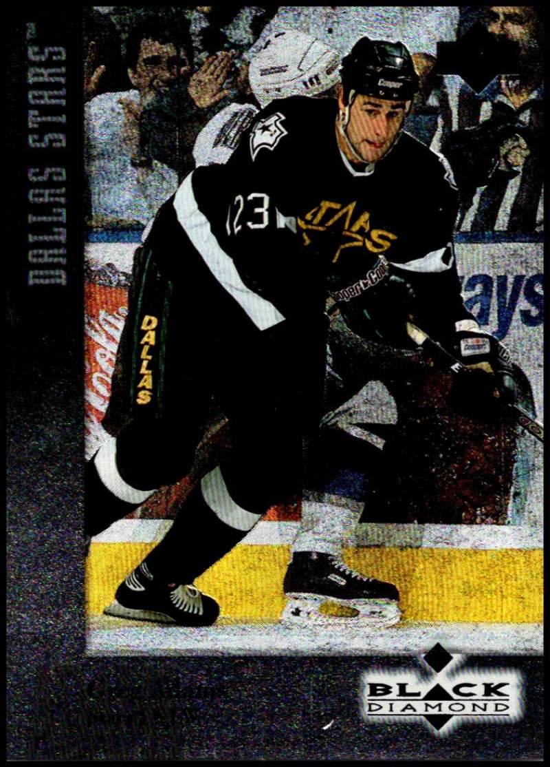 1996-97 Black Diamond #23 Greg Adams Dallas Stars V90077 Image 1