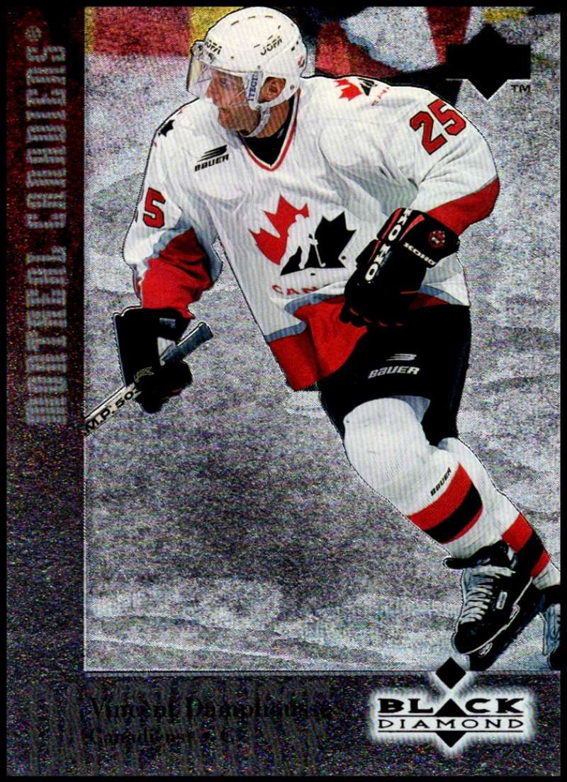 1996-97 Black Diamond #25 Vincent Damphousse Montreal Canadiens V90079 Image 1