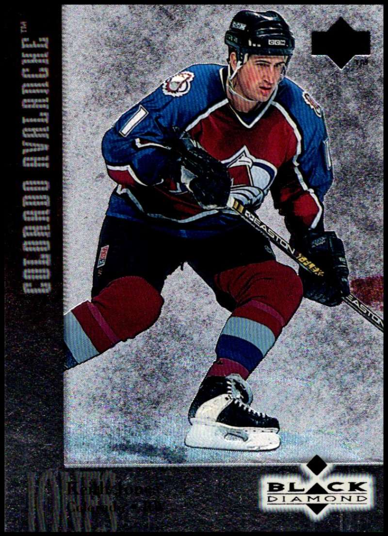 1996-97 Black Diamond #39 Keith Jones Colorado Avalanche V90093 Image 1